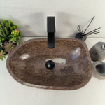 Раковина из речного камня RS-65527 50*32*16 0856