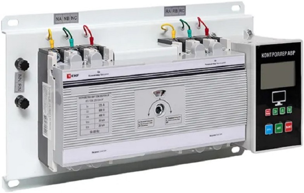 Автоматический ввод резерва  EKF ats-tsm-125A-3p-pro