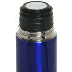 Термос с металлической колбой 500 мл «Серп и молот» синий