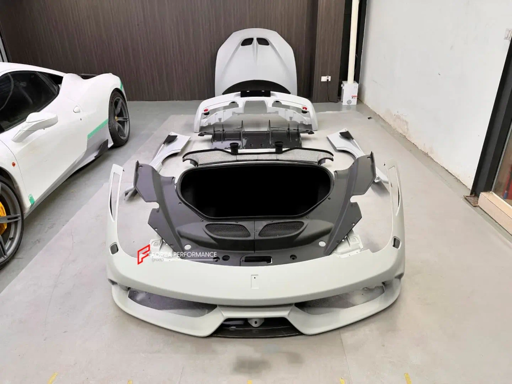 Карбоновый обвес переделка для Ferrari 458 Italia 2009-2015 в Speciale Феррари