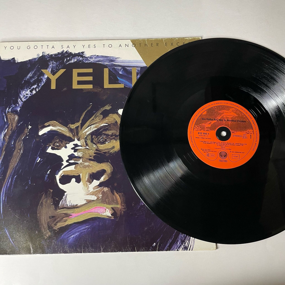 Винтажная виниловая пластинка LP Yello You Gotta Say Yes To Another Excess (Germany 1983)