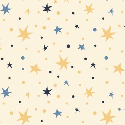 Звездное небо - детский бохо паттерн