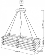 Подвесной светильник Arte Lamp Caravaggio A1059SP-6CC
