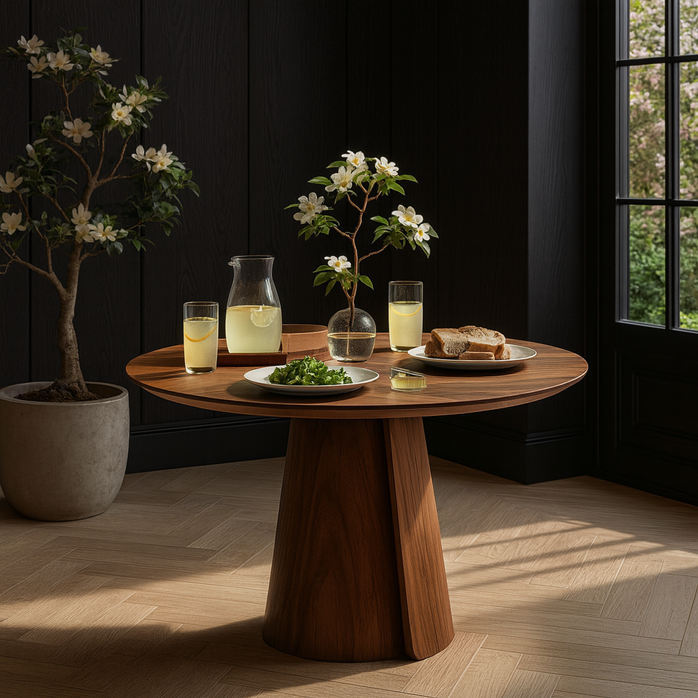 Обеденный стол ROLL WOOD walnut