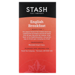 Stash Tea, Черный чай, английский завтрак, 20 чайных пакетиков, 40 г (1,4 унции)