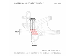 D001 BONAMICI ADJUSTABLE REARSETS (P V4 2025)
