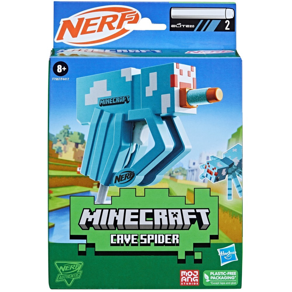 Hasbro Nerf - Microshots Minecraft Micro Cave Spider F7967 Лаунчер / артикул   F4417 F7967  / GTIN 5010996131157
