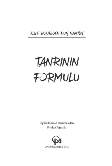 Tanrının formulu