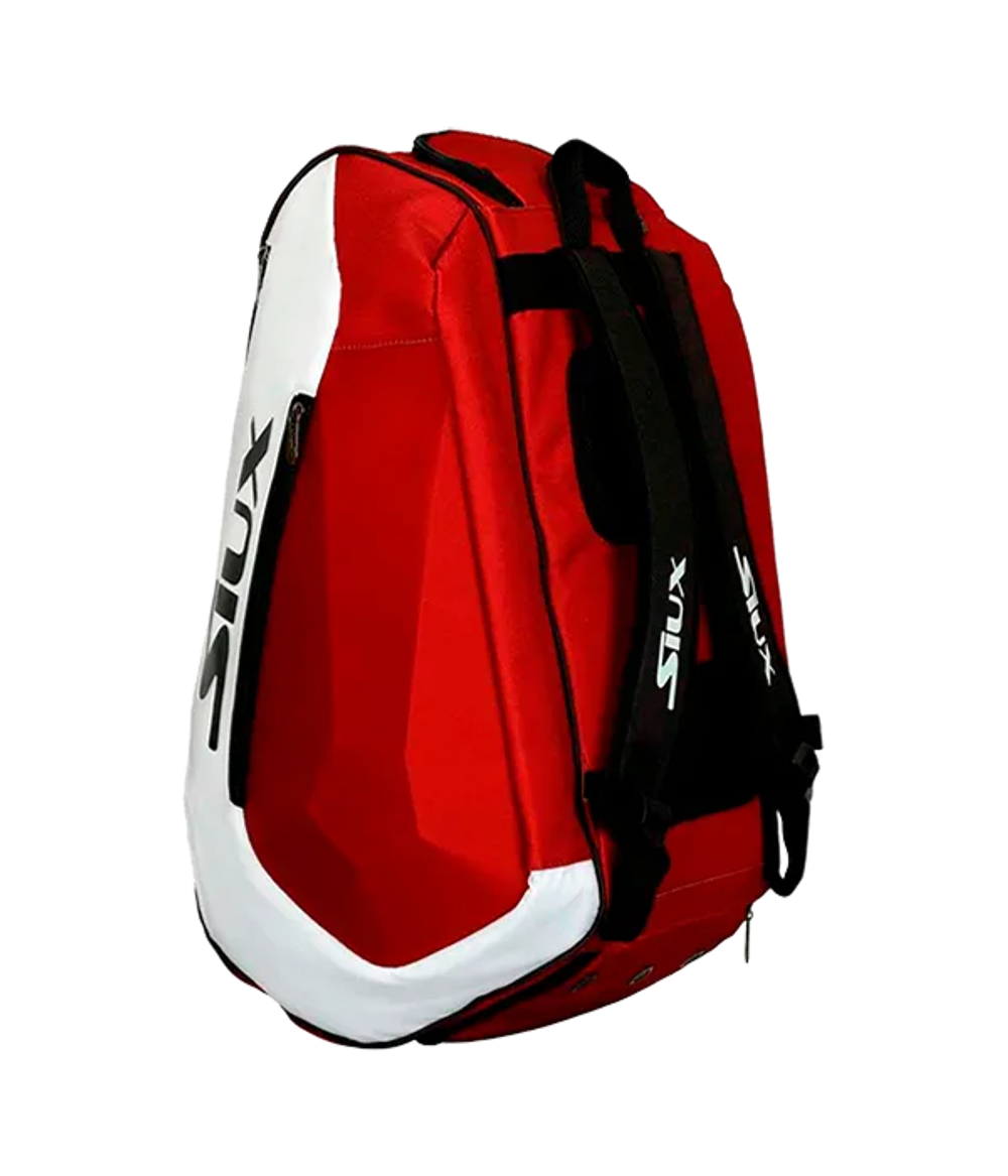 Сумка для падел Siux Diablo Sanyo White-Maroon, большая вместимость