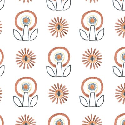 узор с цветами