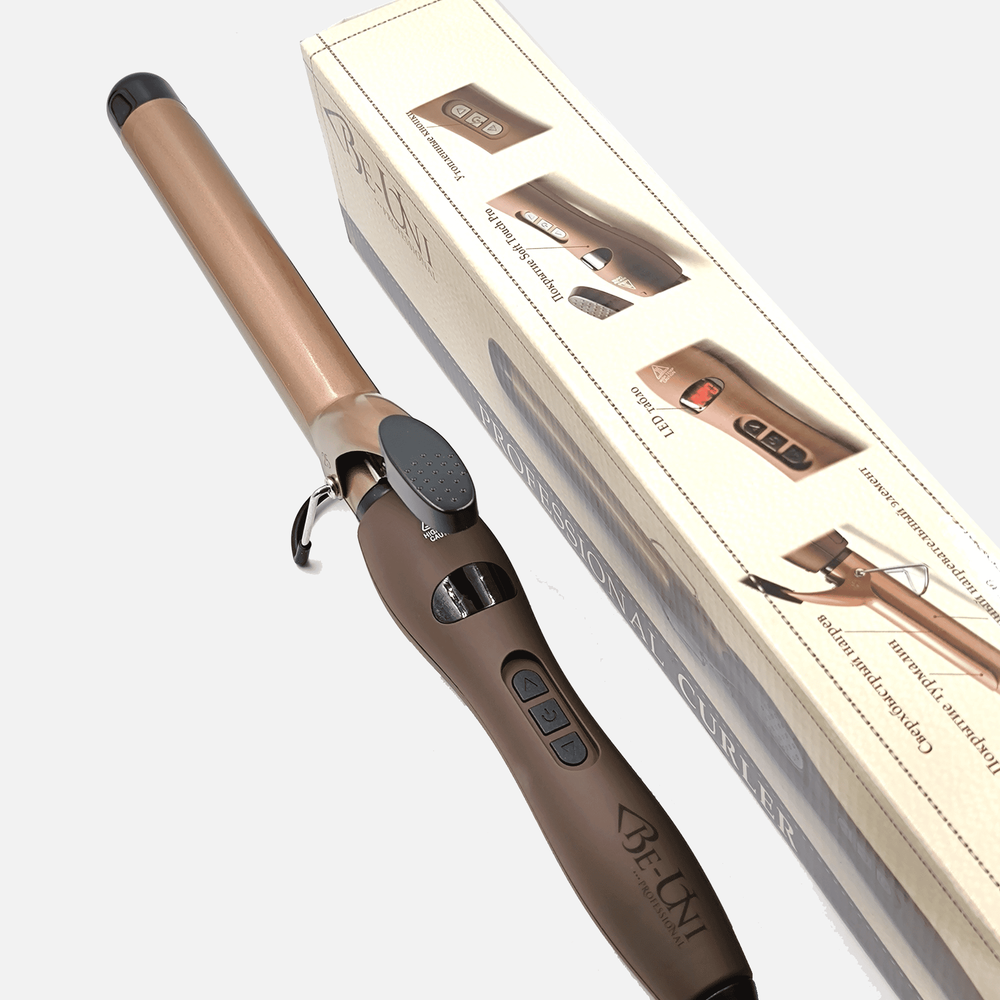 Плойка 25 мм BE-UNI A725LGold удлиненная турмалин 80-220ºC