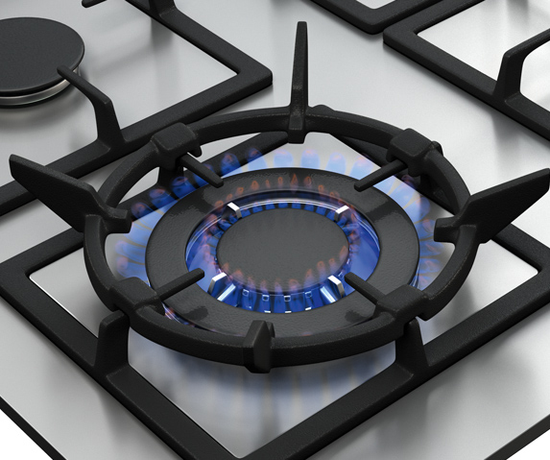 Газовая варочная панель Fornelli PGA 60 Quadro BL