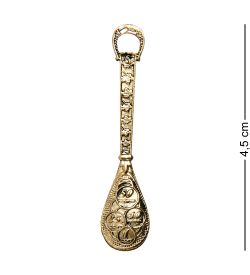 AM-3329 Фигурка кошельковая «Ложка загребушка» (латунь)