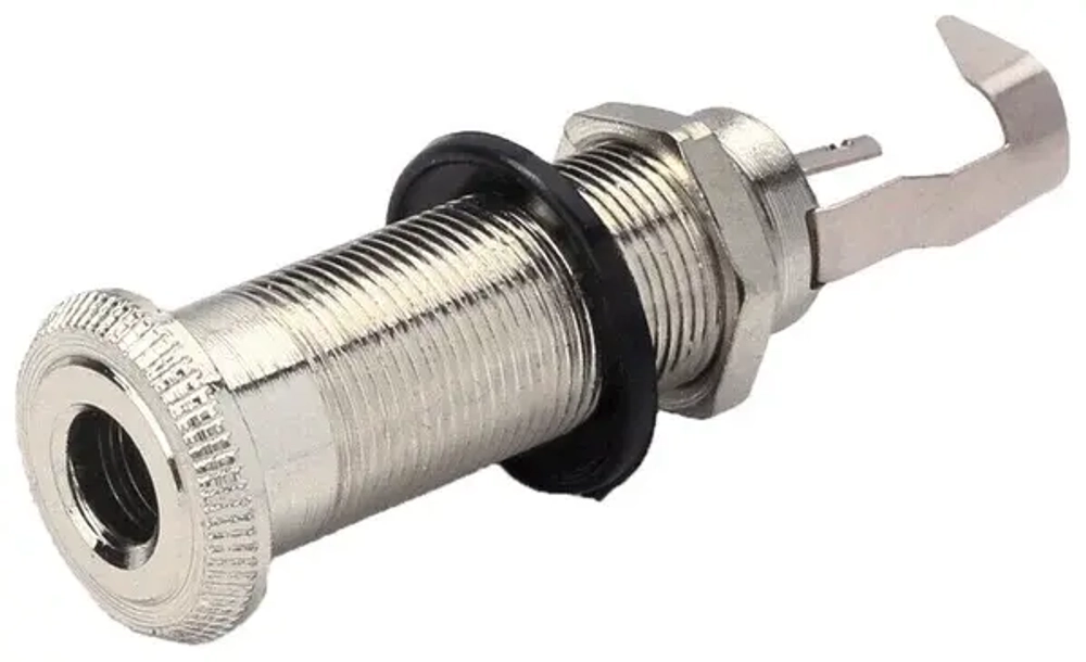 Paxphil LJ-20/2P-CR Выходной разъем электрогитары, цвет хром.