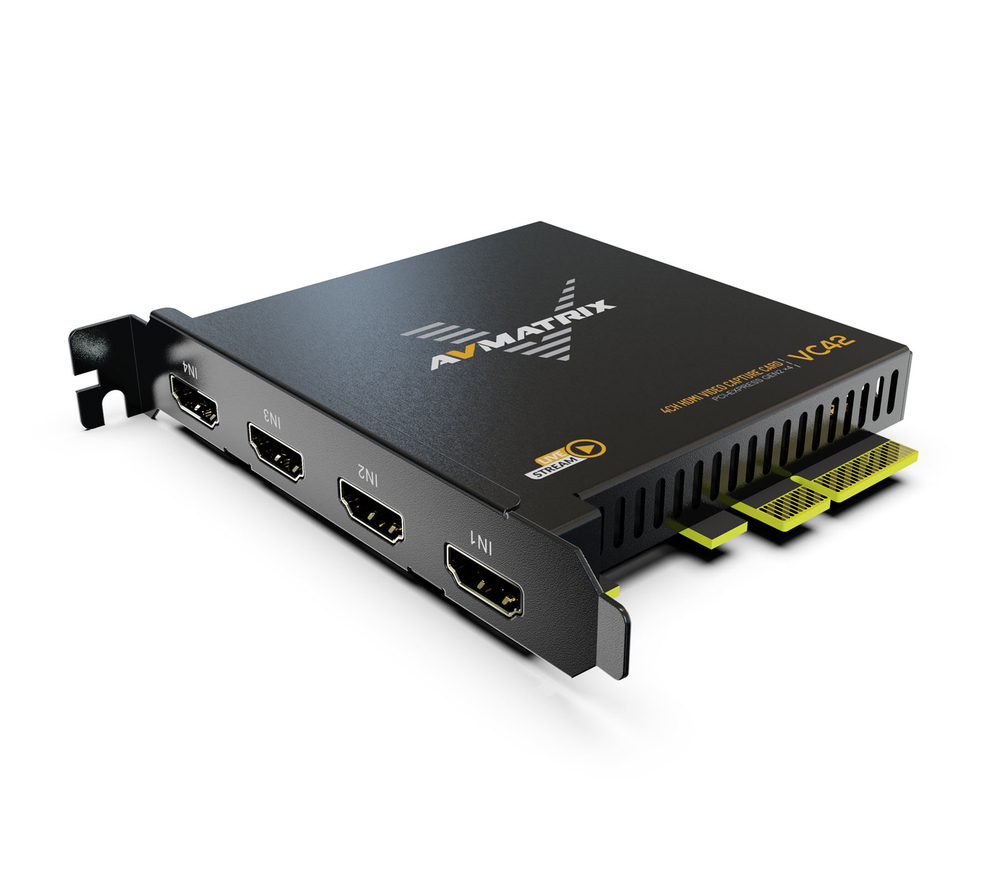 Плата видеозахвата AvMatrix VC42, 4CH, HDMI, PCIE