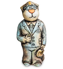 КоКо Шамель KK-416 Фигурка «Кот Менеджер» шамот