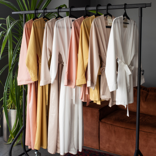 Кимоно из тенселя Макси | бежевый