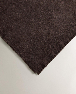 Zara Home - Жаккардовое одеяло с цветочным рисунком, коричневый, 140x190 см