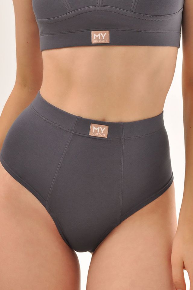 Трусы-стринги бойфренды пепельного цвета