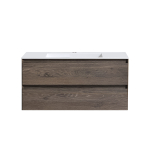 Тумба под раковину Vincea Luka 1000 подвесная, 2 выкатных ящика soft-close, R.Oak