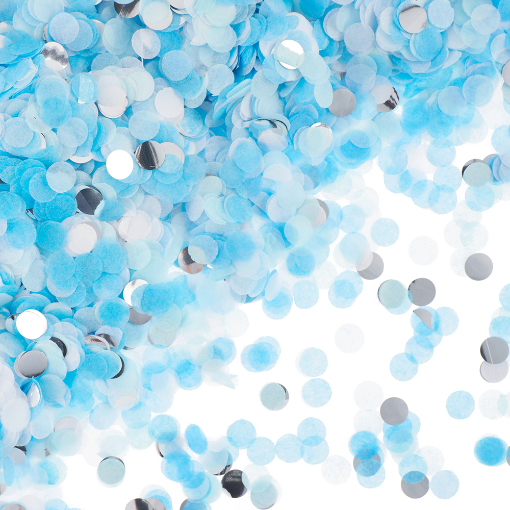 Конфетти купаж, Холодный микс, Металлик, 1 см, 50 г. ВВ