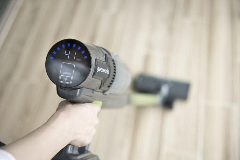 Пылесос аккумуляторный GREENWORKS GD24SV без АКБ иЗ/У 4701407