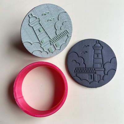 Штамп с вырубкой «Маяк 2» 8 см.