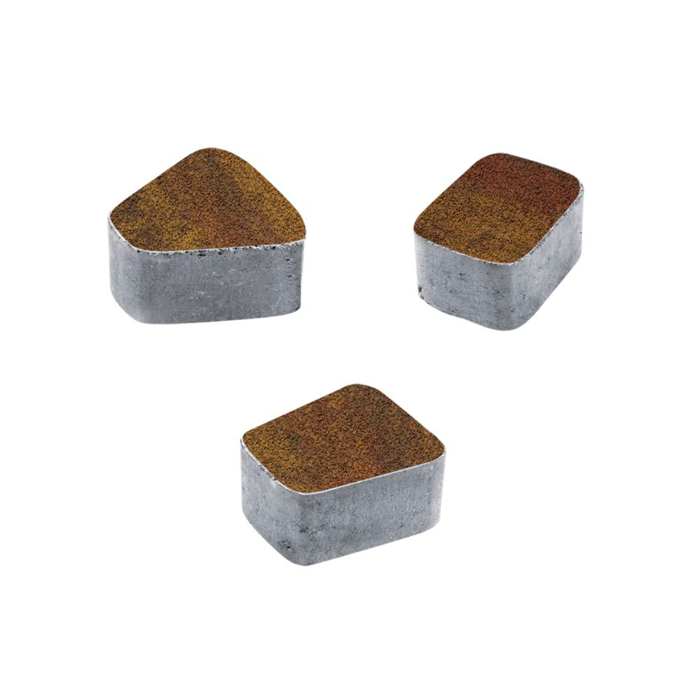 ТРОТУАРНАЯ ПЛИТКА КЛАССИКО - Б.2.КО.6 ЛИСТОПАД ГЛАДКИЙ ОСЕНЬ, КОМПЛЕКТ ИЗ 3 ВИДОВ ПЛИТ