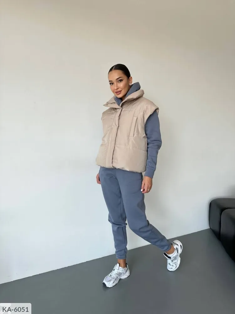 Жилет KA-6060 Фабрика Моды