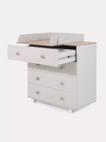 Комод RANT "ELSA PRO" с органайзером 80 см. 4 ящика (арт.125) Crystal Beige