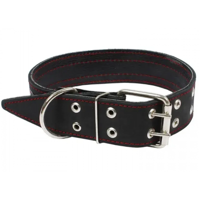 Ошейник кож. №45 в 2 кожи укр. (65 см) rich breed