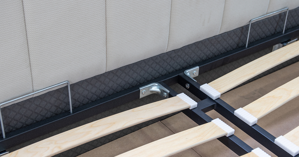 Кровать Мелисса 140 см (без спального основания) Тори 56 велюр (светло-бежевый)