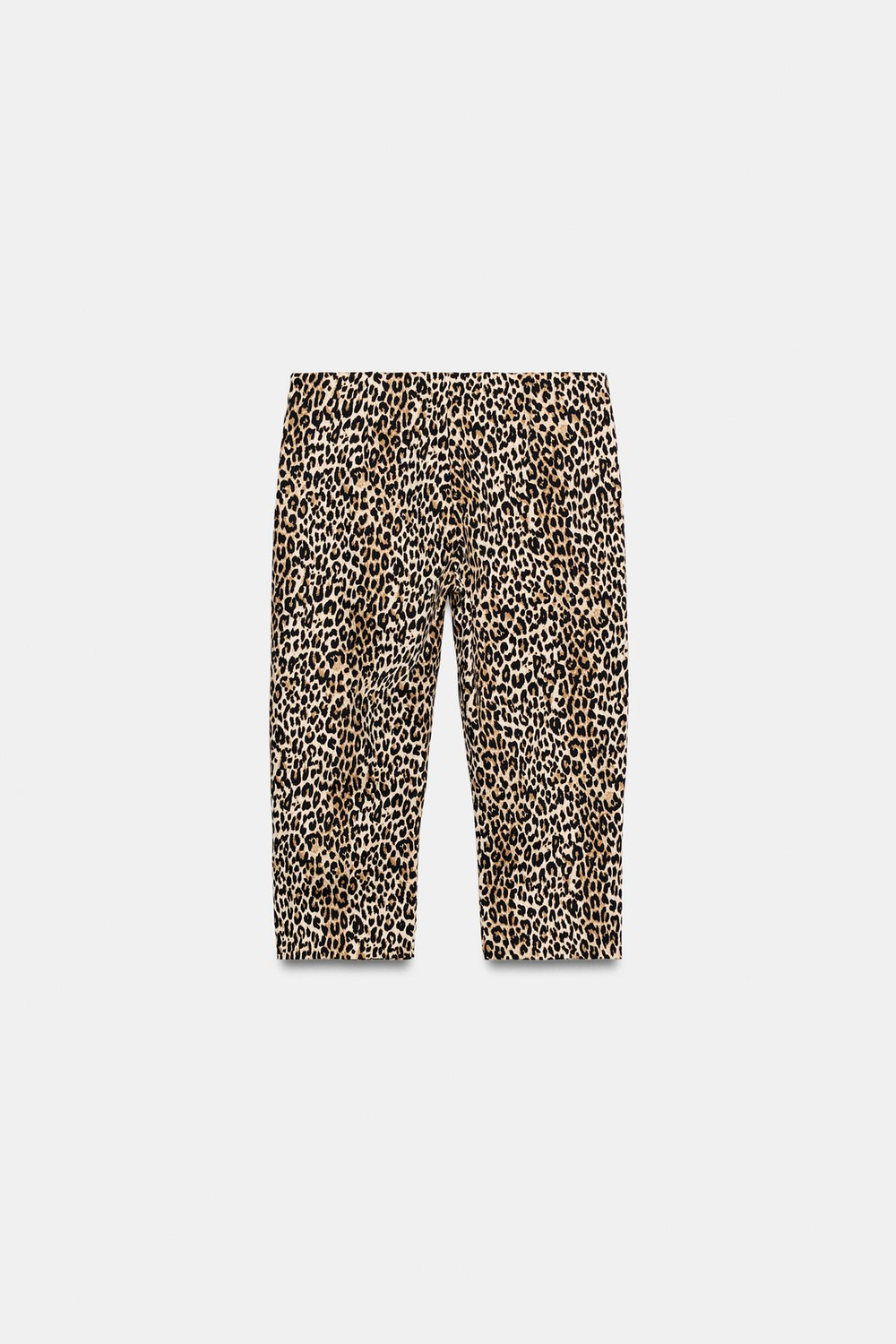 ZARA БРЮКИ КАПРИ, ЛЕОПАРДОВЫЙ
