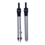 Готовальня 9 предм: циркуль мет, грифели, циркуль-измеритель, 4 лин, пласт.футляр