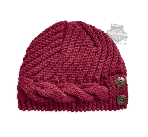 Шапка Chunky Knit Winter Beanie Harley-Davidson