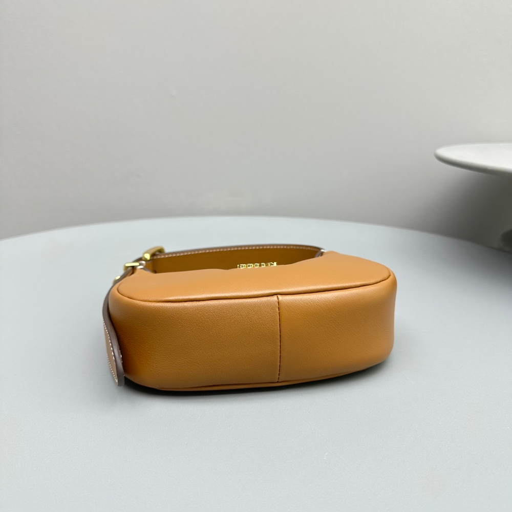 Leather Hobo Bag 17 cm