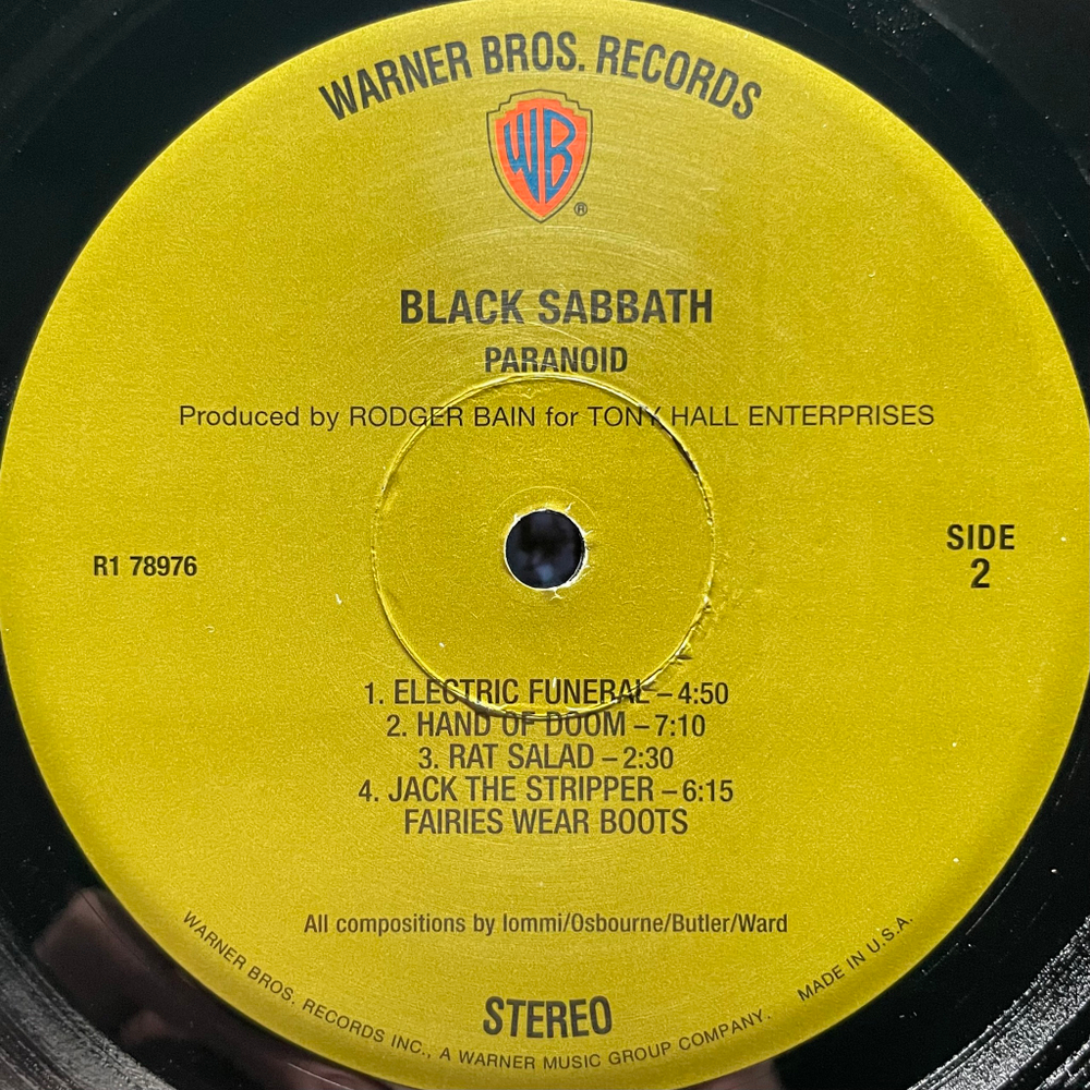 Black Sabbath ‎– Paranoid (США 2006г.)