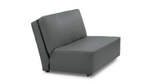 Диван Лорт Galaxy Dark Grey 157*100*86 см, Серый Экокожа Аккордеон Фиеста