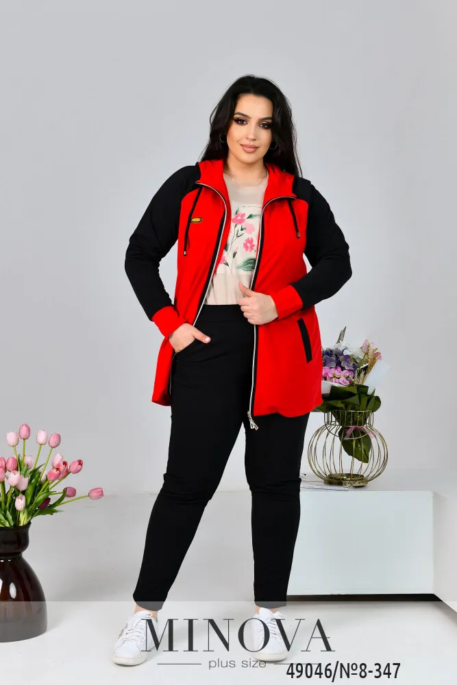 Костюм 8-347-красный Minova