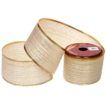 Лента для декорирования «Линии судьбы « 6,3 см, 2,7 м, Шампань