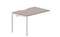 стол Strike 1180х780х750мм (с эргономичным вырезом) - приставной элемент