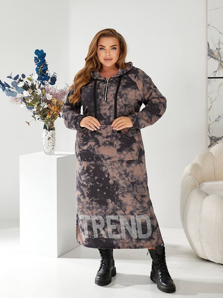 Платье-худи УК-5017-2 Fabrika