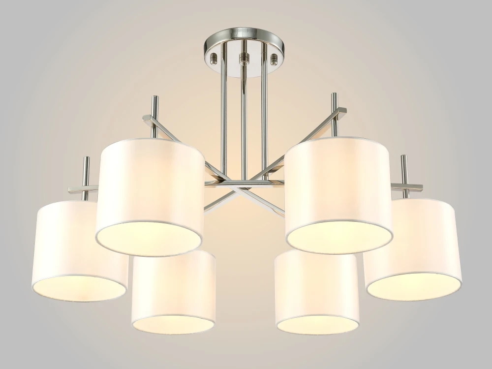 Потолочная люстра Crystal Lux SERGIO SERGIO PL6 NICKEL