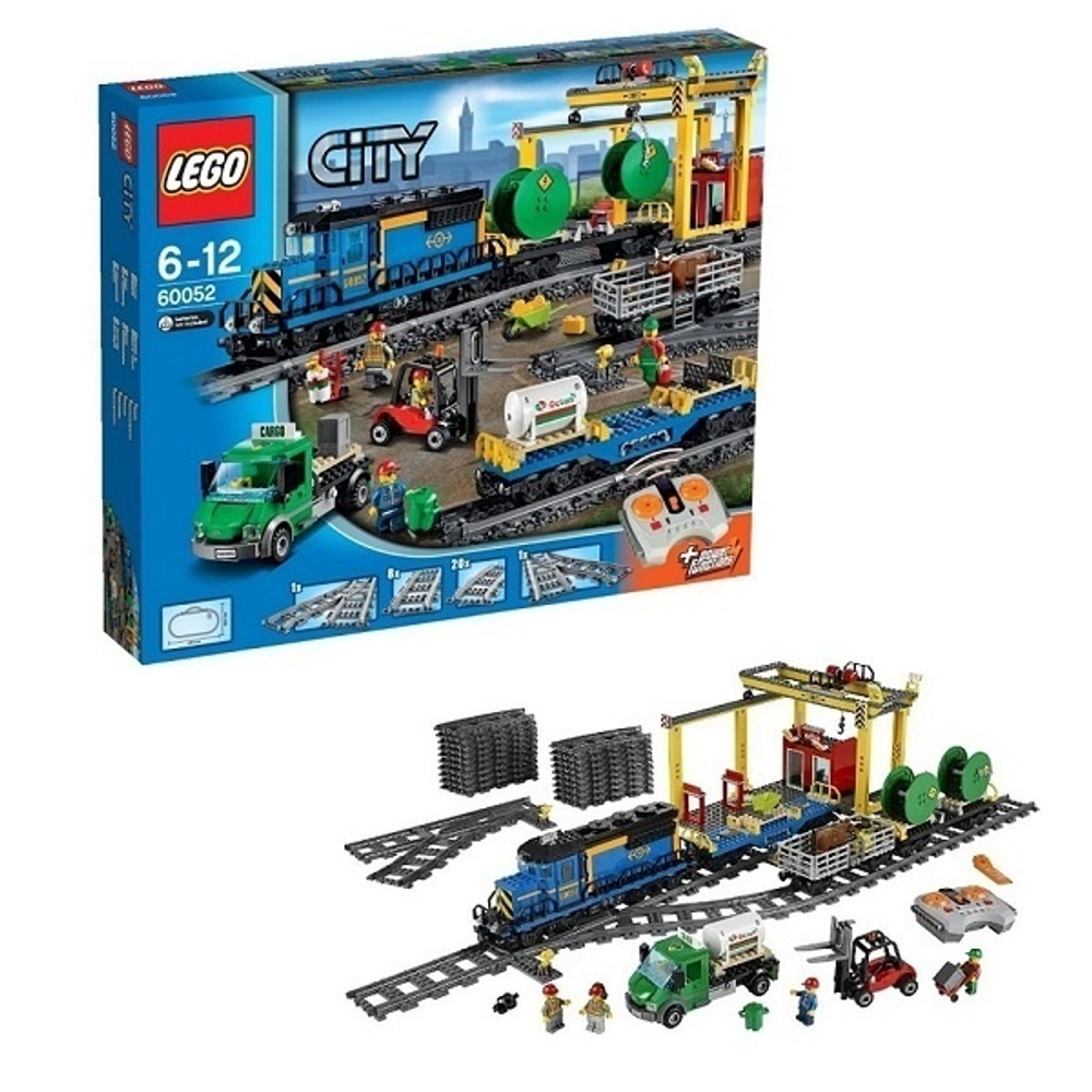 LEGO City: Грузовой поезд 60052 — Cargo Train — Лего Сити Город