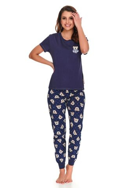 Оригинальная пижама с мишками (Размер: L) (Цвет: темно-синий)