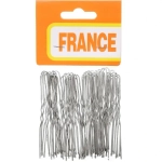 Шпильки для волос 40шт «Классика», цвет серебро 6см