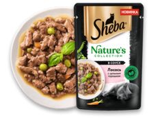 Sheba Nature's Collection пауч для кошек (лосось и горох) 75 г