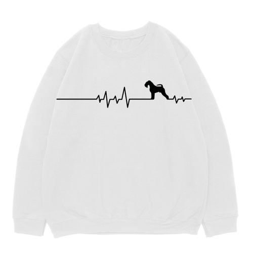 Свитшот "Керри Блю терьер - сердечный ритм"