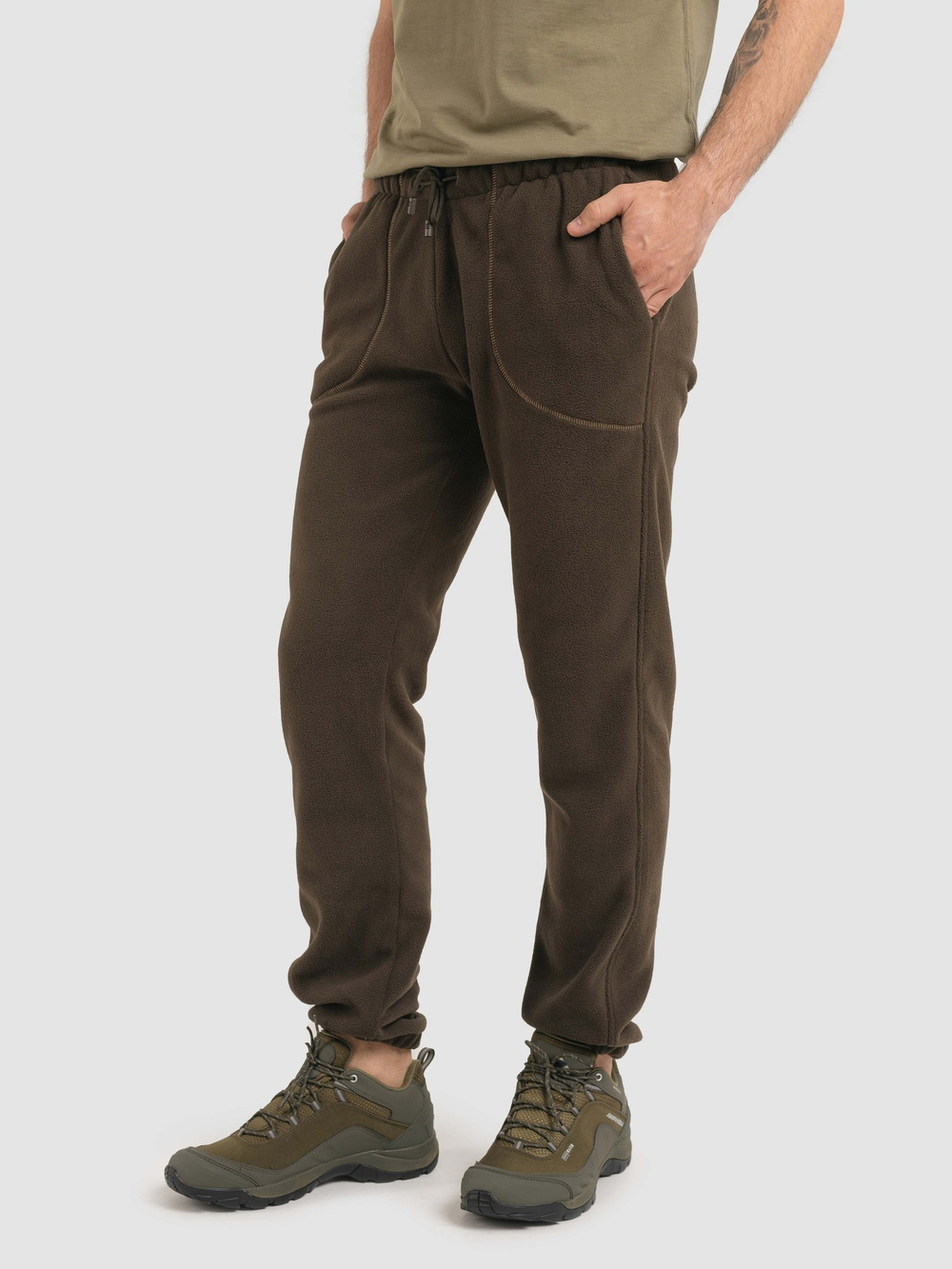 Демисезонный мужской флисовый костюм Triton Gear Rich (Рич), Коричневый