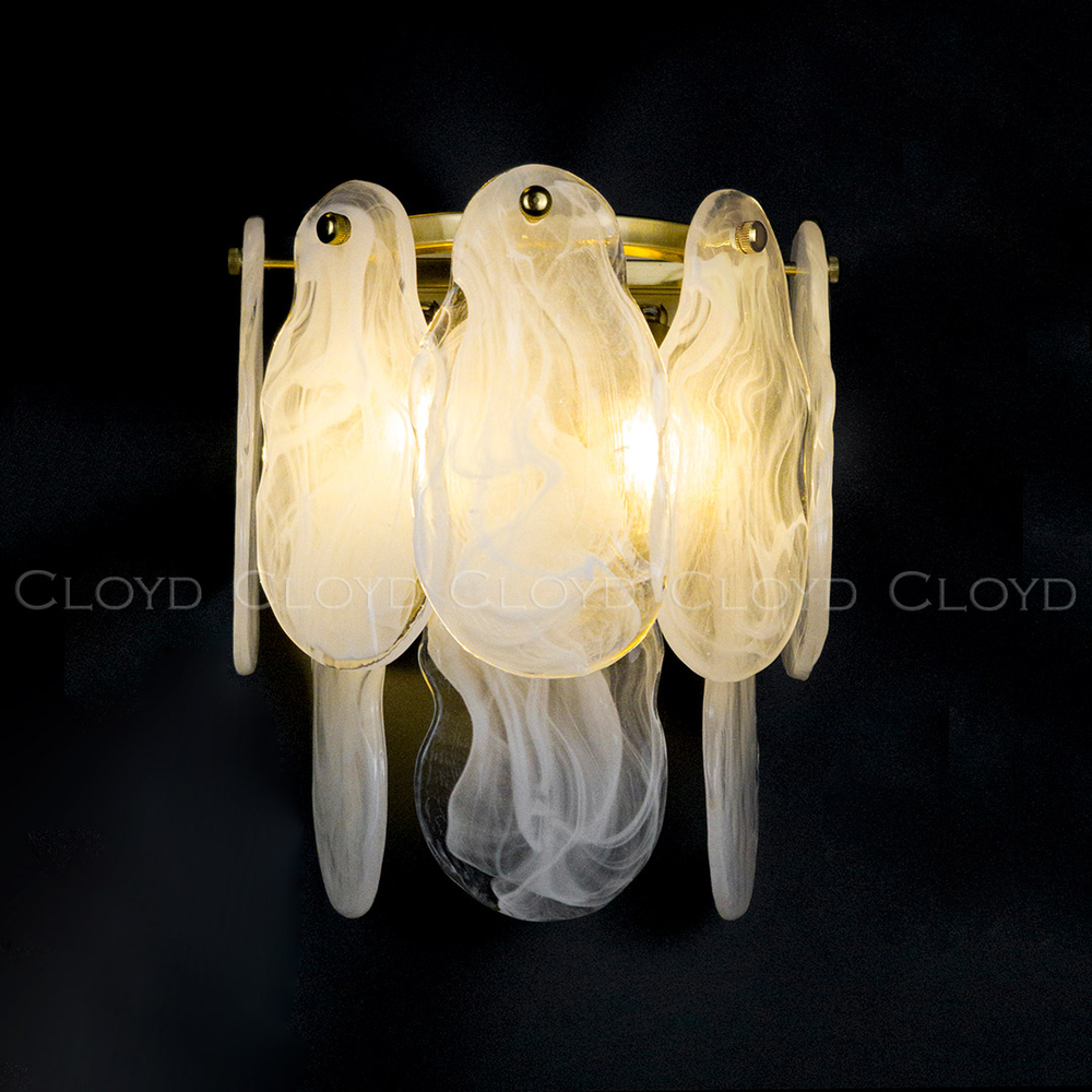 Бра Cloyd SAAM W2 / выс. 19 см - золото (арт.20463)